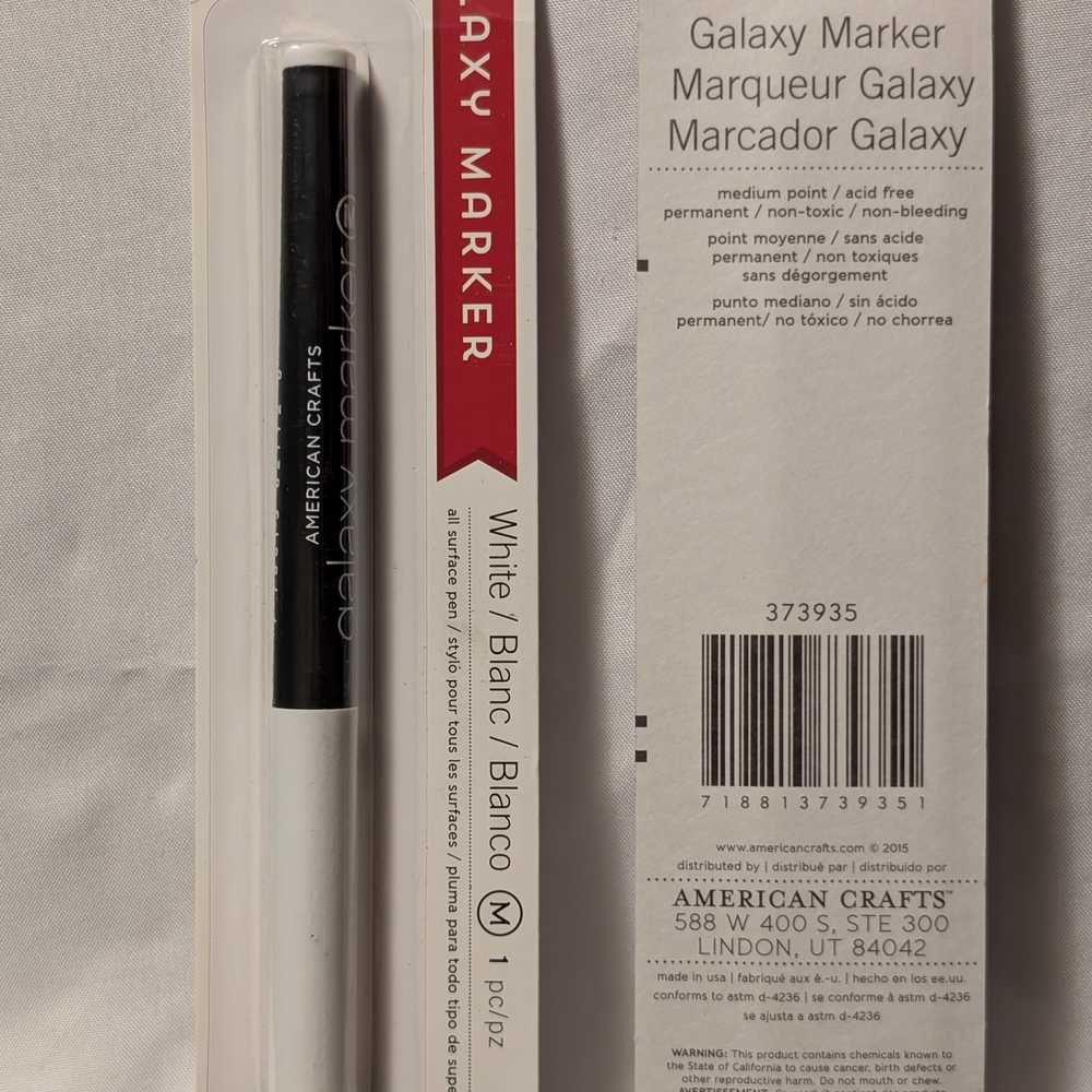 3/$6 Galaxy Marker - White